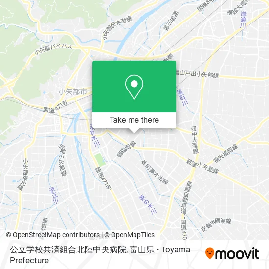 公立学校共済組合北陸中央病院 map