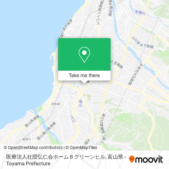 医療法人社団弘仁会ホームＢグリーンヒル map