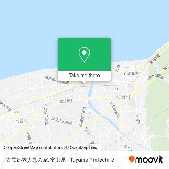古黒部老人憩の家 map