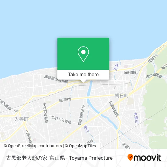 古黒部老人憩の家 map