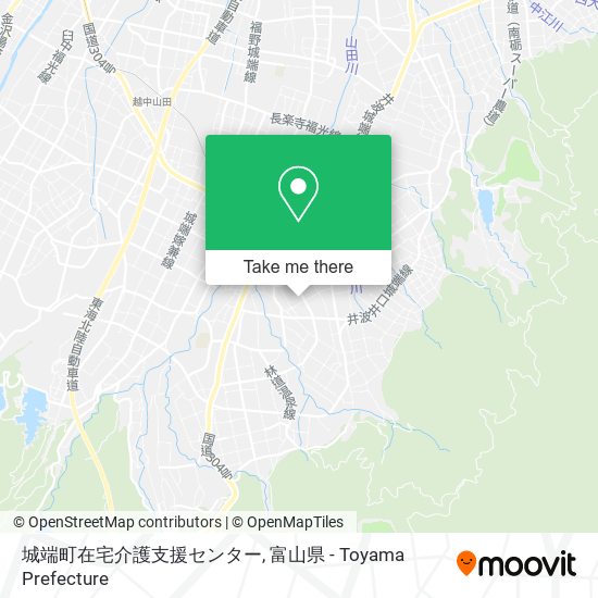城端町在宅介護支援センター map