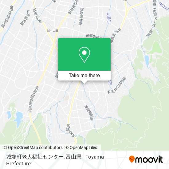 城端町老人福祉センター map