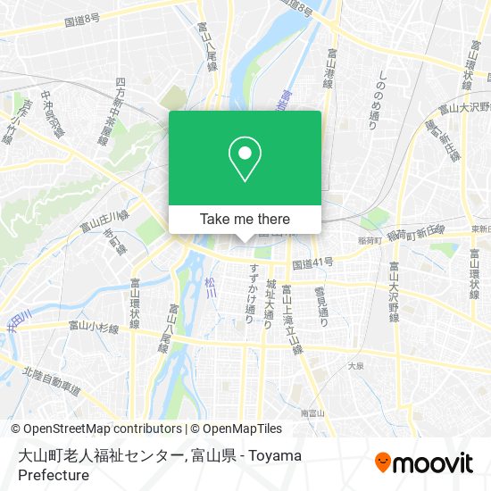 大山町老人福祉センター map