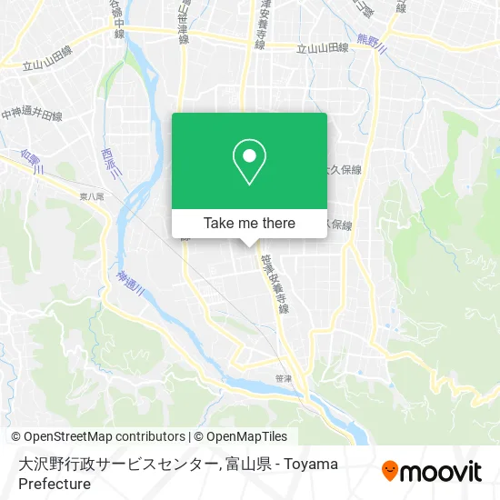 大沢野行政サービスセンター map
