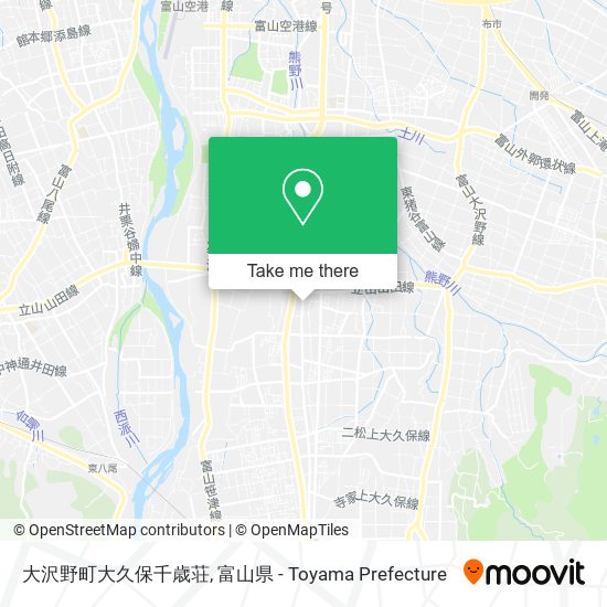 大沢野町大久保千歳荘 map
