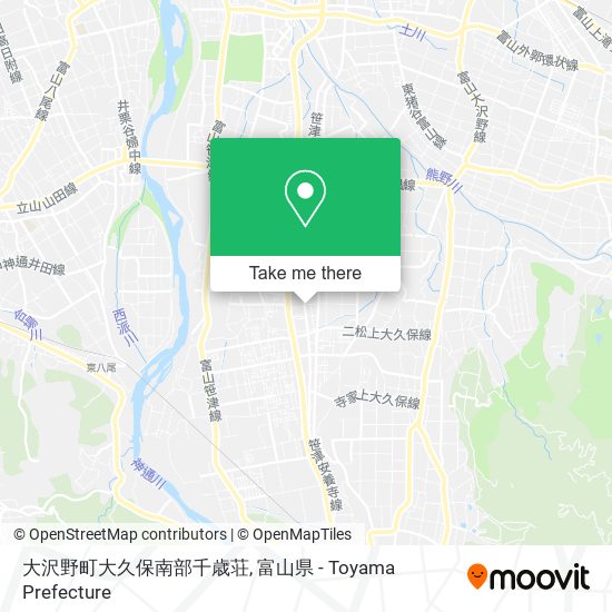 大沢野町大久保南部千歳荘 map