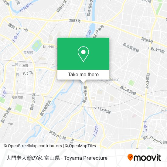 大門老人憩の家 map