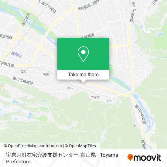 宇奈月町在宅介護支援センター map