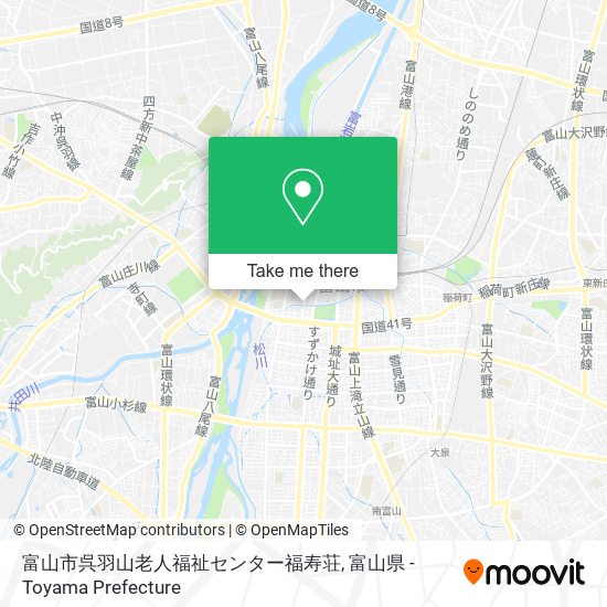 富山市呉羽山老人福祉センター福寿荘 map