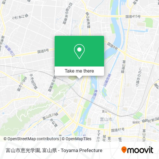 富山市恵光学園 map