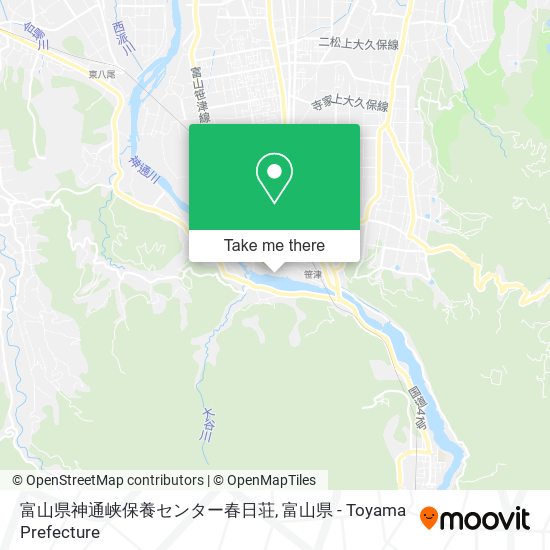 富山県神通峡保養センター春日荘 map