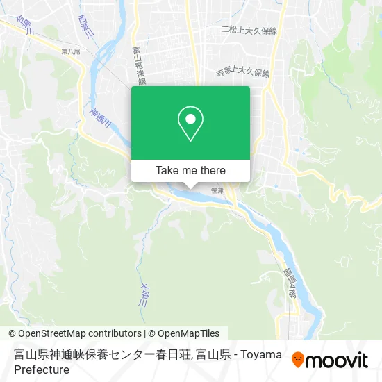 富山県神通峡保養センター春日荘 map