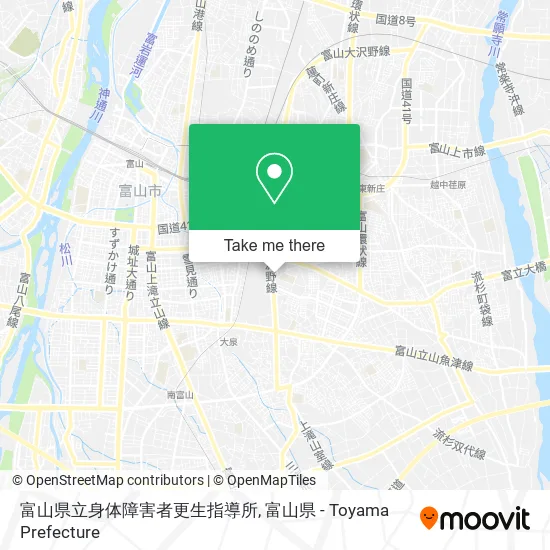 富山県立身体障害者更生指導所 map