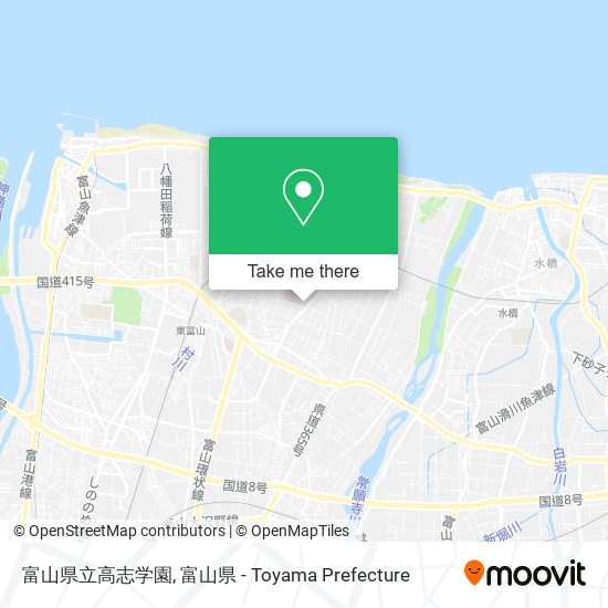 富山県立高志学園 map