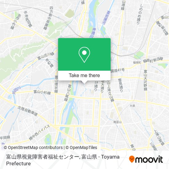 富山県視覚障害者福祉センター map