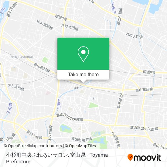 小杉町中央ふれあいサロン map