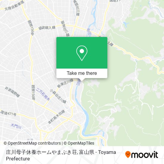 庄川母子休養ホームやまぶき荘 map