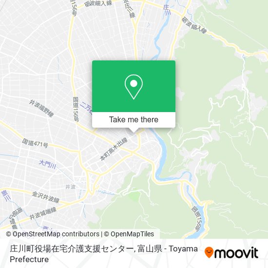 庄川町役場在宅介護支援センター map