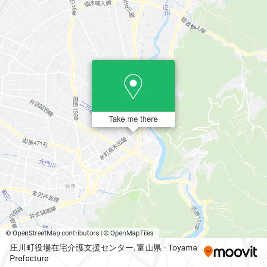 庄川町役場在宅介護支援センター map