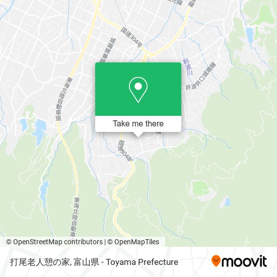 打尾老人憩の家 map