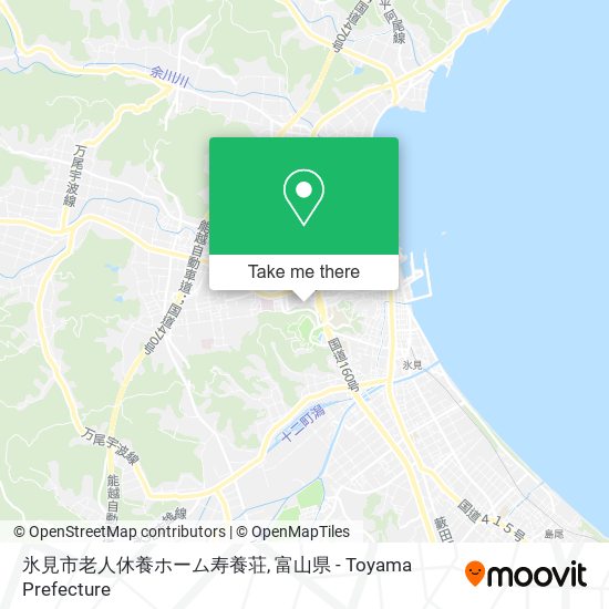 氷見市老人休養ホーム寿養荘 map