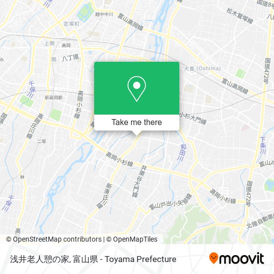 浅井老人憩の家 map