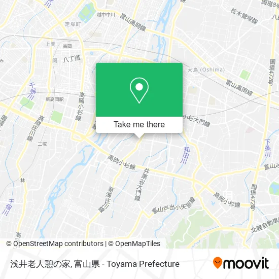 浅井老人憩の家 map