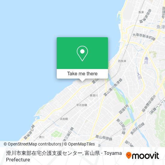 滑川市東部在宅介護支援センター map