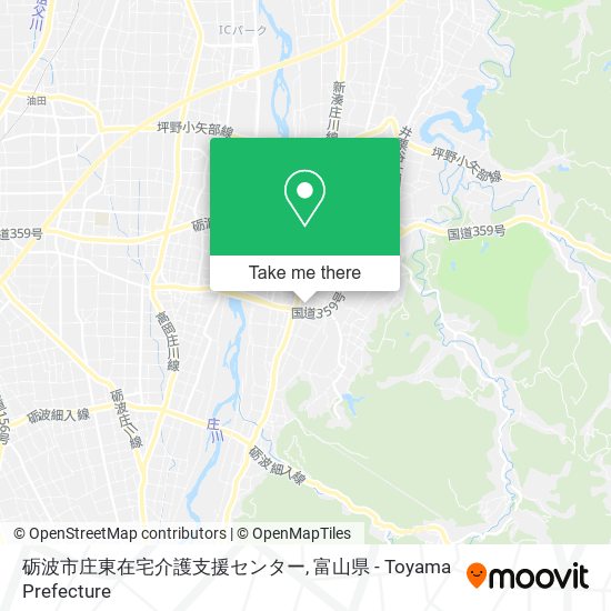 砺波市庄東在宅介護支援センター map