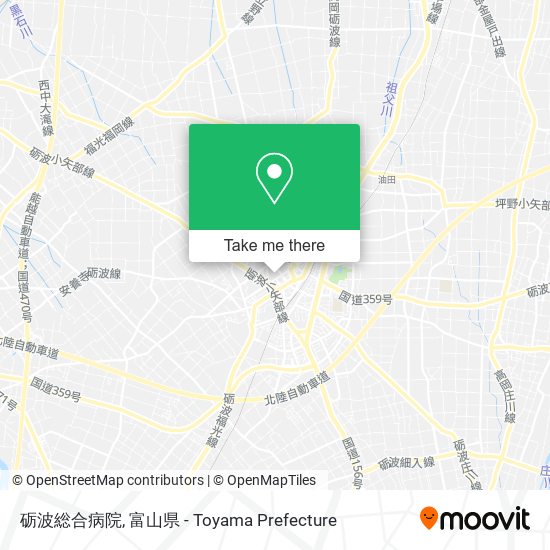 砺波総合病院 map