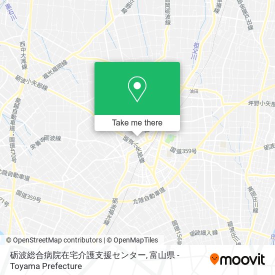 砺波総合病院在宅介護支援センター map