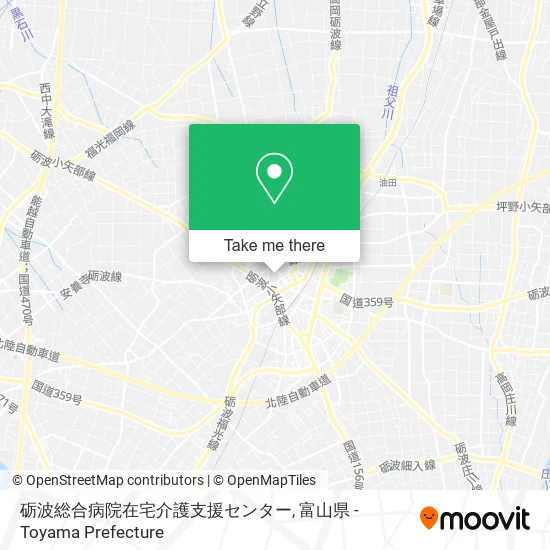 砺波総合病院在宅介護支援センター map