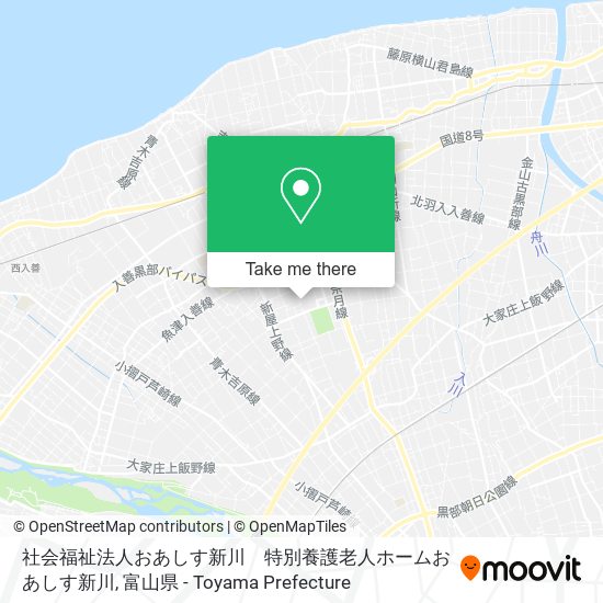 社会福祉法人おあしす新川　特別養護老人ホームおあしす新川 map