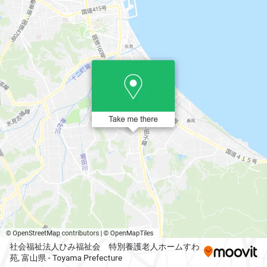 社会福祉法人ひみ福祉会　特別養護老人ホームすわ苑 map