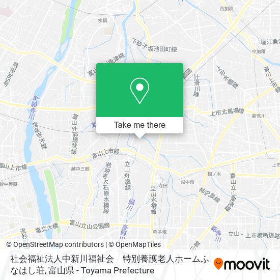 社会福祉法人中新川福祉会　特別養護老人ホームふなはし荘 map