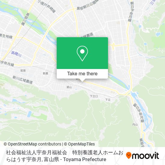 社会福祉法人宇奈月福祉会　特別養護老人ホームおらはうす宇奈月 map