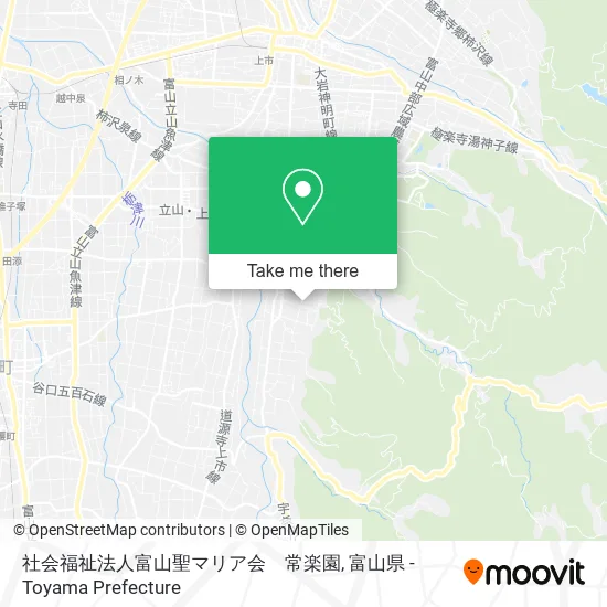 社会福祉法人富山聖マリア会　常楽園 map