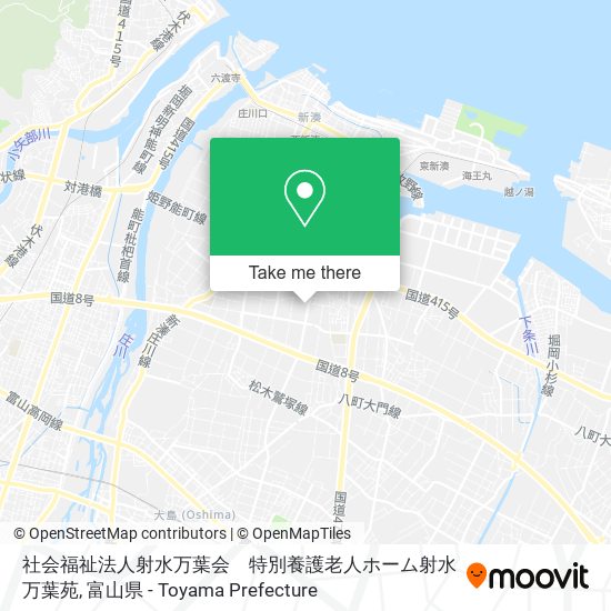 社会福祉法人射水万葉会　特別養護老人ホーム射水万葉苑 map