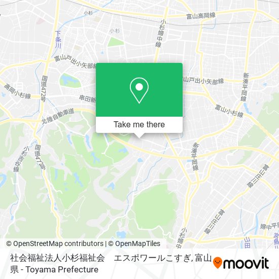 社会福祉法人小杉福祉会　エスポワールこすぎ map