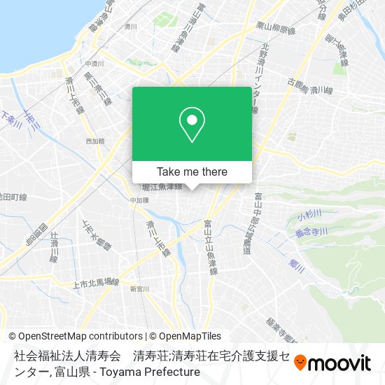 社会福祉法人清寿会　清寿荘;清寿荘在宅介護支援センター map