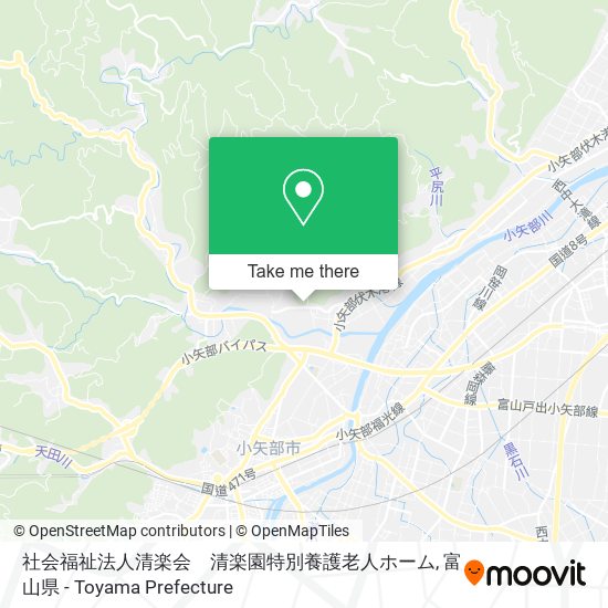 社会福祉法人清楽会　清楽園特別養護老人ホーム map