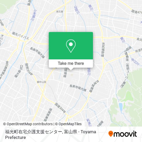 福光町在宅介護支援センター map
