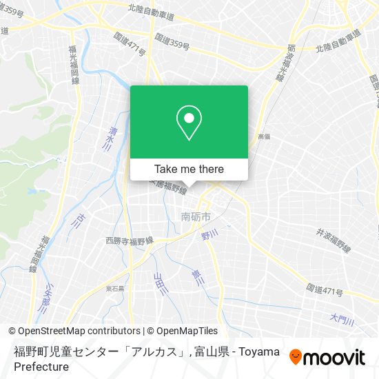 福野町児童センター「アルカス」 map