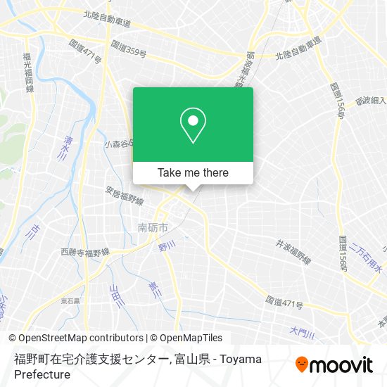 福野町在宅介護支援センター map