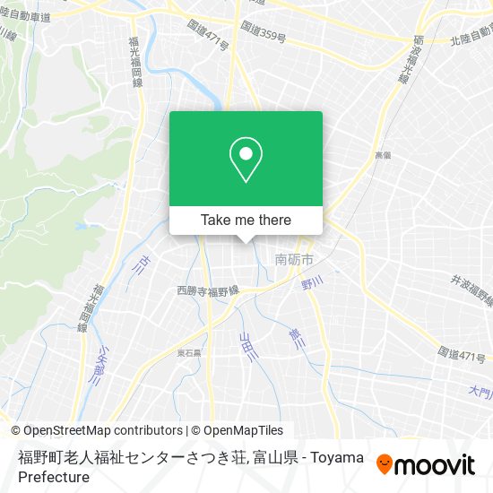福野町老人福祉センターさつき荘 map