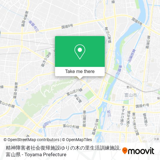 精神障害者社会復帰施設ゆりの木の里生活訓練施設 map