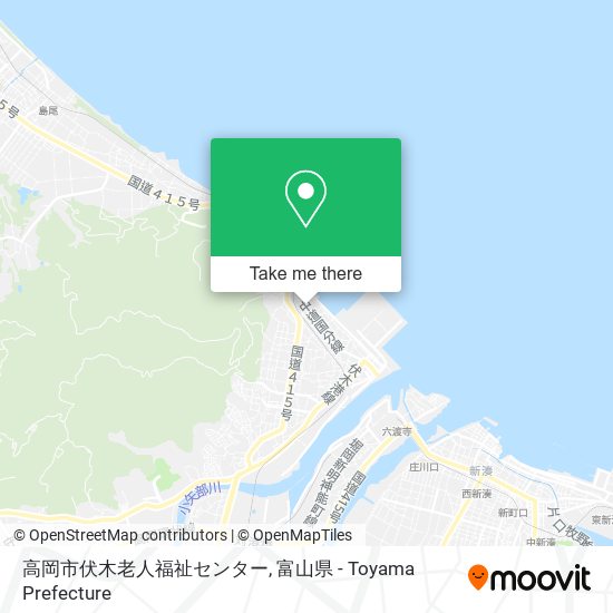 高岡市伏木老人福祉センター map