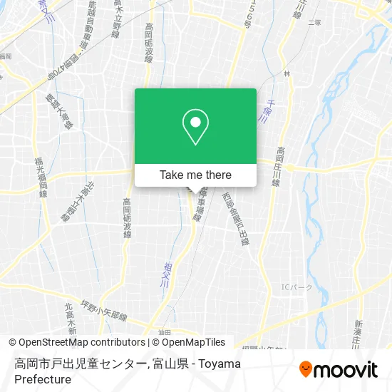高岡市戸出児童センター map