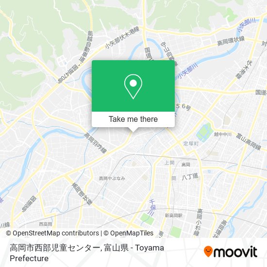 高岡市西部児童センター map
