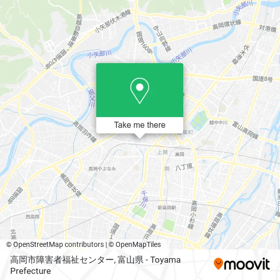 高岡市障害者福祉センター map